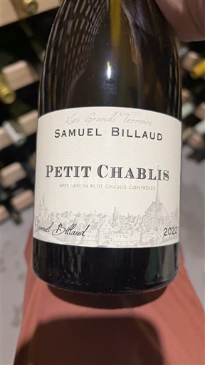 Вина Blanc sec Les Grands Terroirs Samuel Billaud 2022 Франція Бургундія Петі-Шаблі AOC