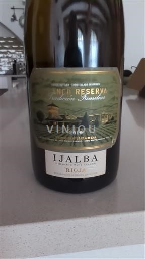 Viner Rouge sec Viña Ijalba Reserva Tradicion Familiar Ijalba 2019 Spania La Rioja Rioja DO