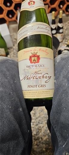 Alsace Pinot gri. Domaine Mittelberg Henri Martischang 2024