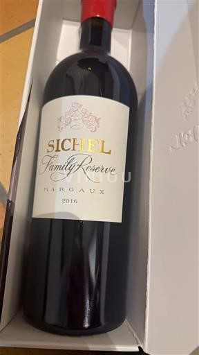 Bordeaux Margaux Sichel Family Réserve 2016