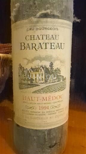 Bordeaux Haut-Médoc Château Barateau 1994