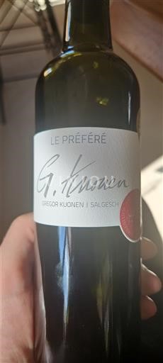 Вале Gregor Kuonen Le Préféré 2023