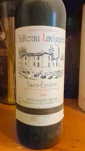 Bordeaux Saint-Émilion Château Lavigne 2004
