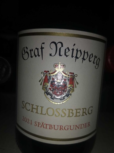 Württemberg Graf Neipperg Schlossberg Spätburgunder GG 2021