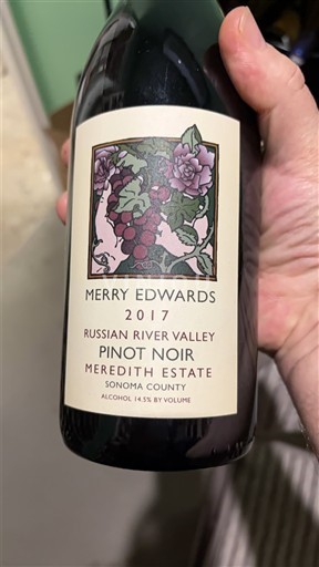 AVA kaliforniane Lugina e Lumit Russian Merry Edwards Meredith Estate 2017