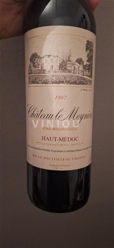 Bordeaux Haut-Médoc Château Le Meynieu 1997