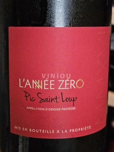Languedoc Pic-saint-loup L'Année Zéro Ikke-årgang