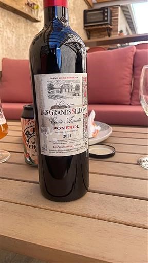 Bordeaux Pomerol Château Les Grands Sillons Annette 2021