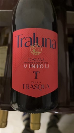 Viner Rouge sec Traluna Villa Trasqua 2024 Italia Toscana Ikke spesifisert DOC