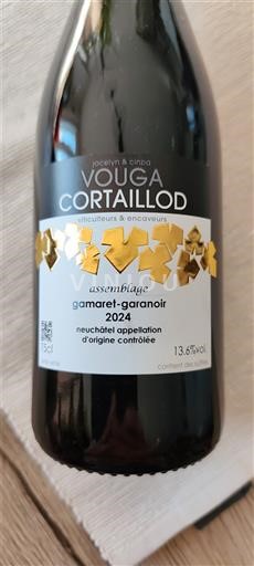 Nešatelj Nešatel Vouga Cortaillod assemblage gamaret-garanoir 2024