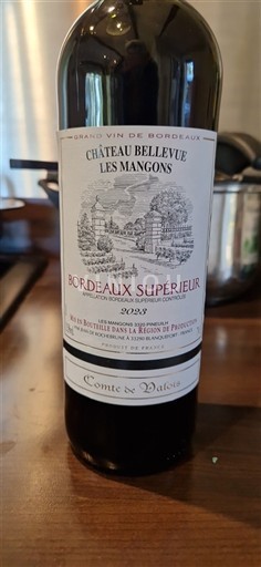 Vinuri Rouge sec Château Bellevue Les Mangons 2023 Franța Bordeaux Bordeaux superior AOC