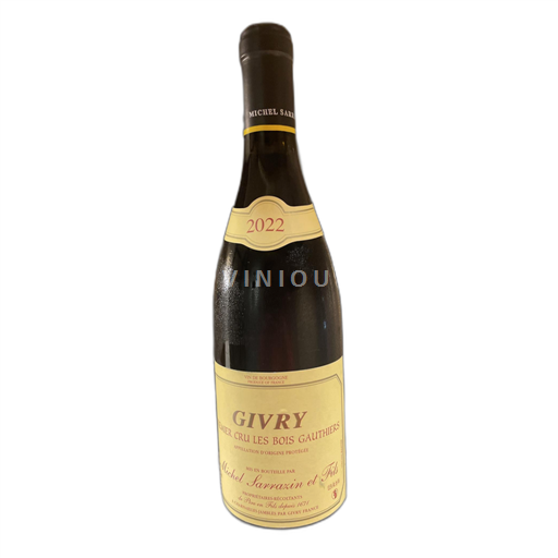 Borgoña Givry Michel Sarrazin et Fils 1er cru Bois Gauthiers 2022