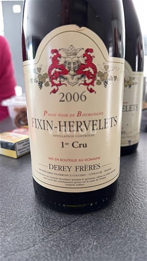 Wines Rouge sec Fixin-Hervelets 1er Cru Derey Frères 2006 France Burgundy Not Specified AOC Premier Cru
