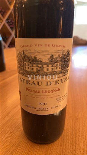 Bordeaux Pessac-Léognan Château Eyran 1997
