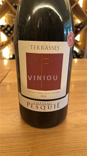 Vinuri Rouge sec Terrasses Château Pesquié 2016 Franța Valea Ronului Ventoux AOC
