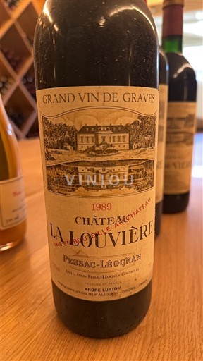 Bordeaux Pessac-Léognan Château La Louvière 1989