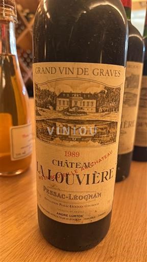 Bordeaux Pessac-Léognan Château La Louvière 1989