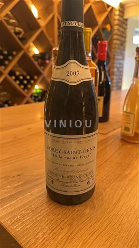 Burgundi Morey-saint-denis Domaine Bruno Clair En la rue de Vergy 2007