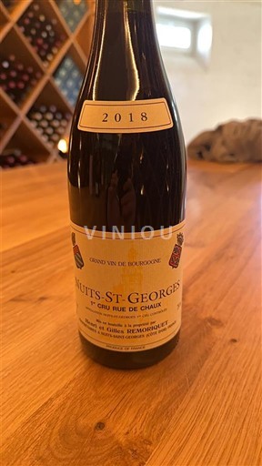 Viner Rouge sec 1er Cru Rue de Chaux Domaine Robert Chevillon 2018 Frankrike Burgund Nuits-Saint-Georges AOC Premier Cru