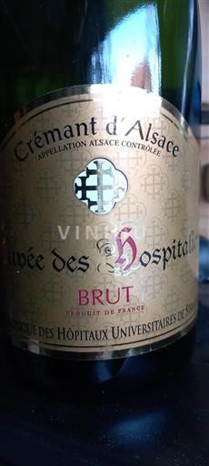 Alsace Crémant i Alsasë Domaine S Hôpitaux Universitaires de Strasbourg des Hospitaliers Jo Viti