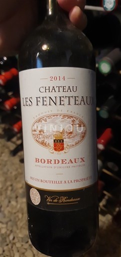 Вина Rouge sec Château Les Feneteaux 2014 Francuska Bordo AOC