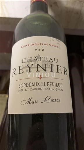 Вина Rouge sec Château Reynier 2018 Francuska Bordo Bordo superior AOC