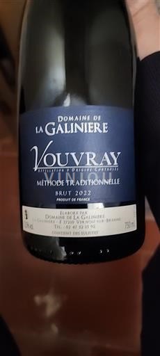 Lugina e Luarës Vouvray Domaine La Galinière 2022