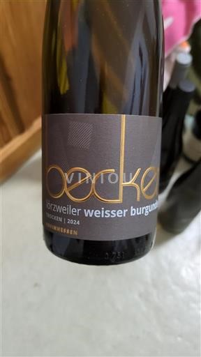 Rheingau E paspecifikuar Becker Bärzweiler Weisser Burgunder 2024