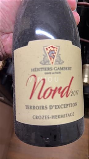 Lugina e Ronës Crozes-hermitage Héritiers Cambert Nord 2017