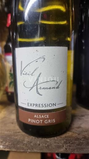 Alsace Pinot gri. Vieil Armand Expression 2021