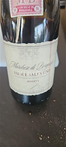 Apulija Саличе Салентино Marchese di Borgosole 2020