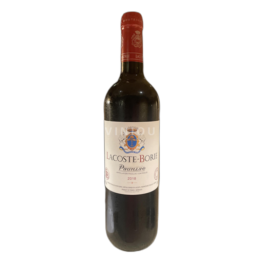 Bordeaux Pauillac Château Lacoste Borie 2018