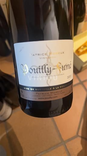 Lugina e Luarës Pouilly-fumé Patrice Moreux 2022