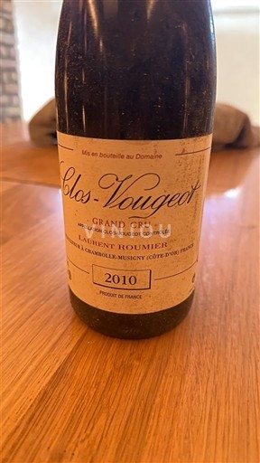 Burgundi Clos-de-vougeot Grand Cru Laurent Roumier 2010