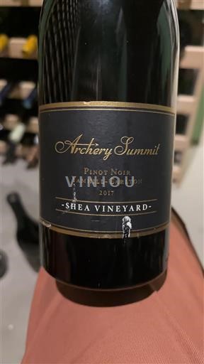 AVA severozapadne Amerike Јамхил-Карлтон Дистрикт (Орегон) Archery Summit Shea Vineyard 2017