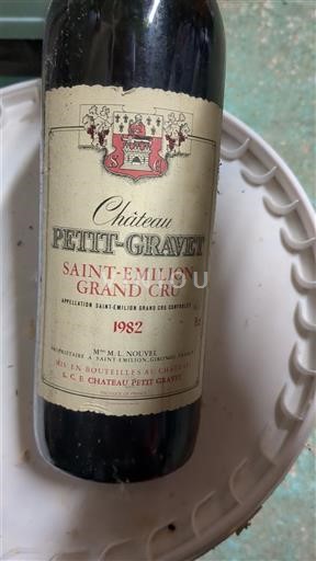 Bordoja Saint-Émilion Grand Cru Grand Cru Château Petit-Gravet 1982