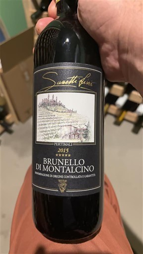 Toskana Brunello di Montalcino Pertimali Sasseti Sasseti Livio 2015