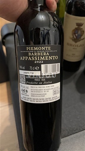 Wines Rouge sec Barbera Appassimento Rocca 2022 Italy Piedmont DOC