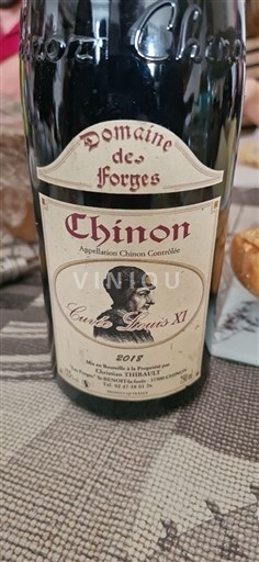 Lugina e Luarës Chinon Domaine Forges Louis XI 2018