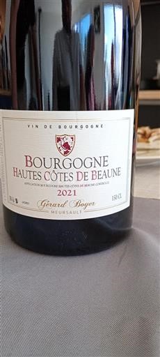 Burgundi E paspecifikuar Gérard Boyer 2021
