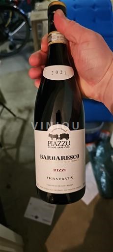 Verërat Rouge sec Rizzi Vigna Fratin Piazzo Comm. Armando 2021 Itali Piemonte Barbaresco DOCG