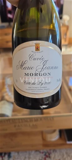 Beaujolais Morgon Joël Lacoque Marie Jeanne 2020