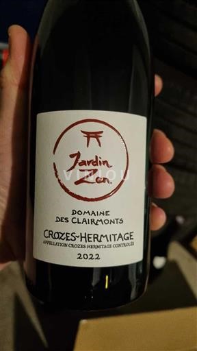 Lugina e Ronës Crozes-hermitage Domaine Clairmonts Jardin Zen 2022