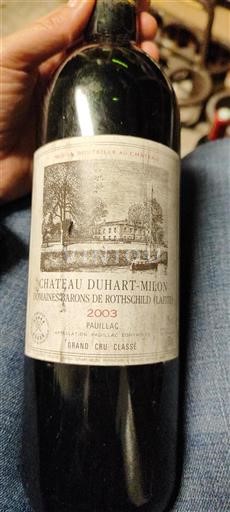 Bordeaux Pauillac Château Duhart-Milon 2003