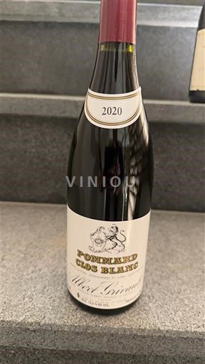 Burgundija Pommard Albert Grivault Clos Blanc 2020