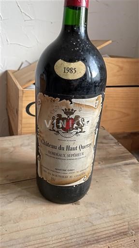 Bordoja Bordeaux Supérieur Château Haut Queray 1985