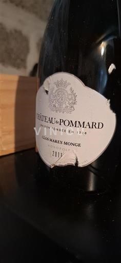 Rượu vang Rouge sec Clos Marey-Monge Château Pommard 2011 Pháp Bourgogne Pommard AOC