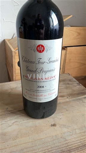 Bordoja Moulis-en-Médoc Château Tour-Grains Grand-Poujeaux 2008