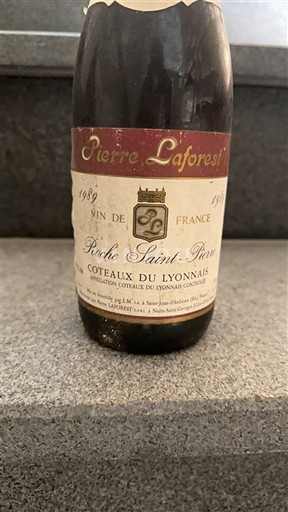 Lyonais Coteaux-du-Lyonnais Pierre Laforest Roche Saint-Paul 1989
