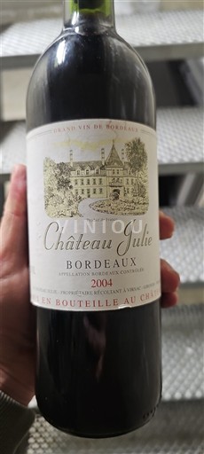 Bordoja Bordo Château Julie 2004